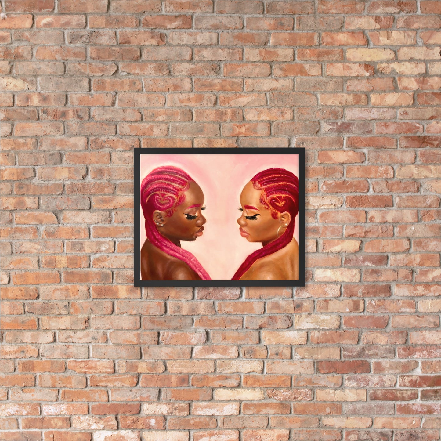 Queen of Hearts Framed poster