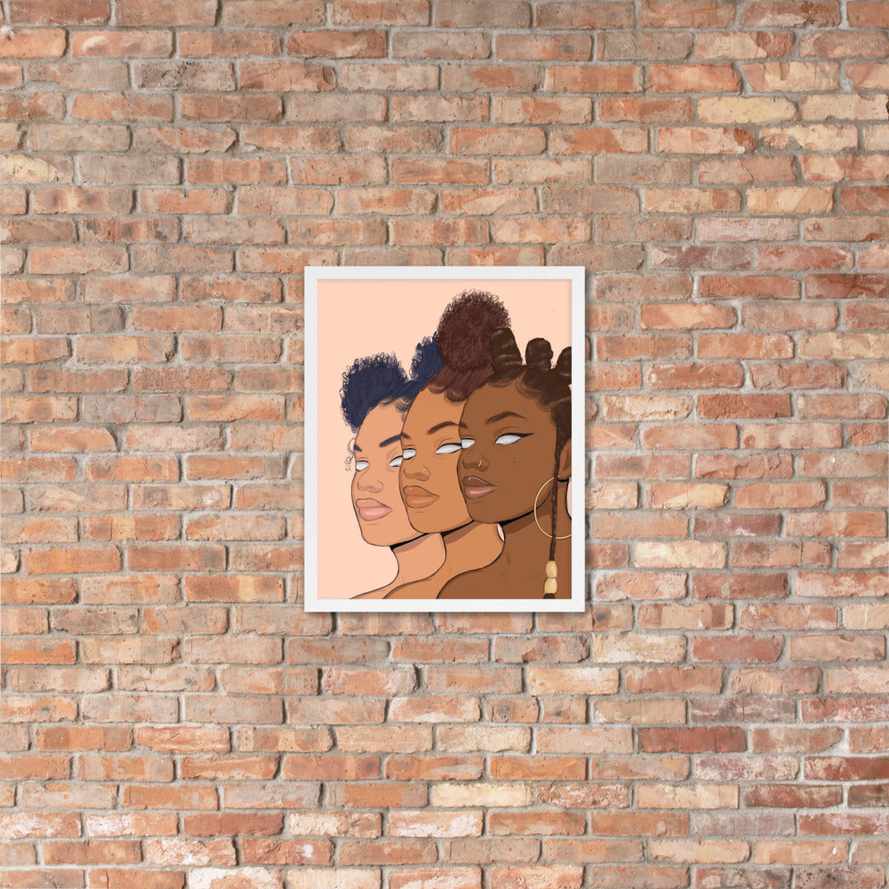 Hues Framed poster