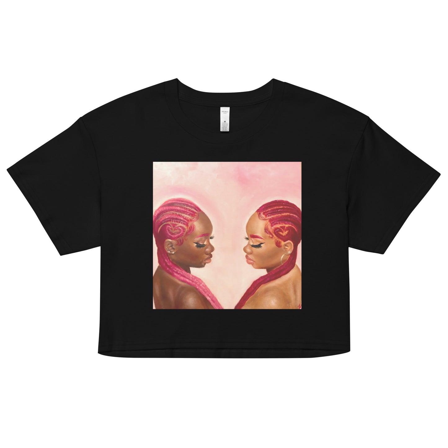 Queen of Hearts crop top