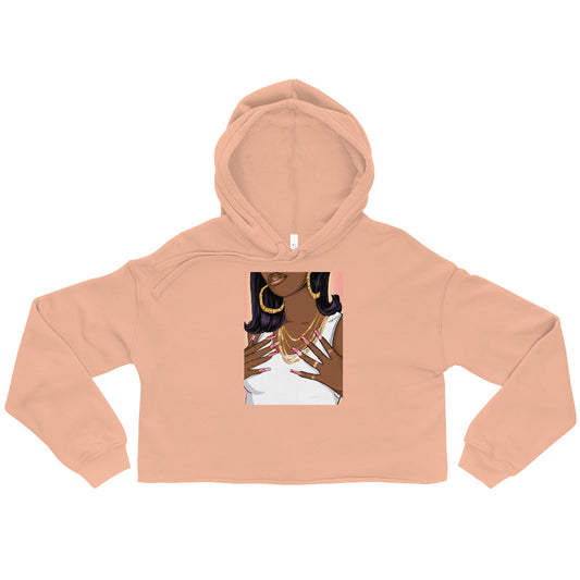 Hot Girl Crop Fleece Hoodie