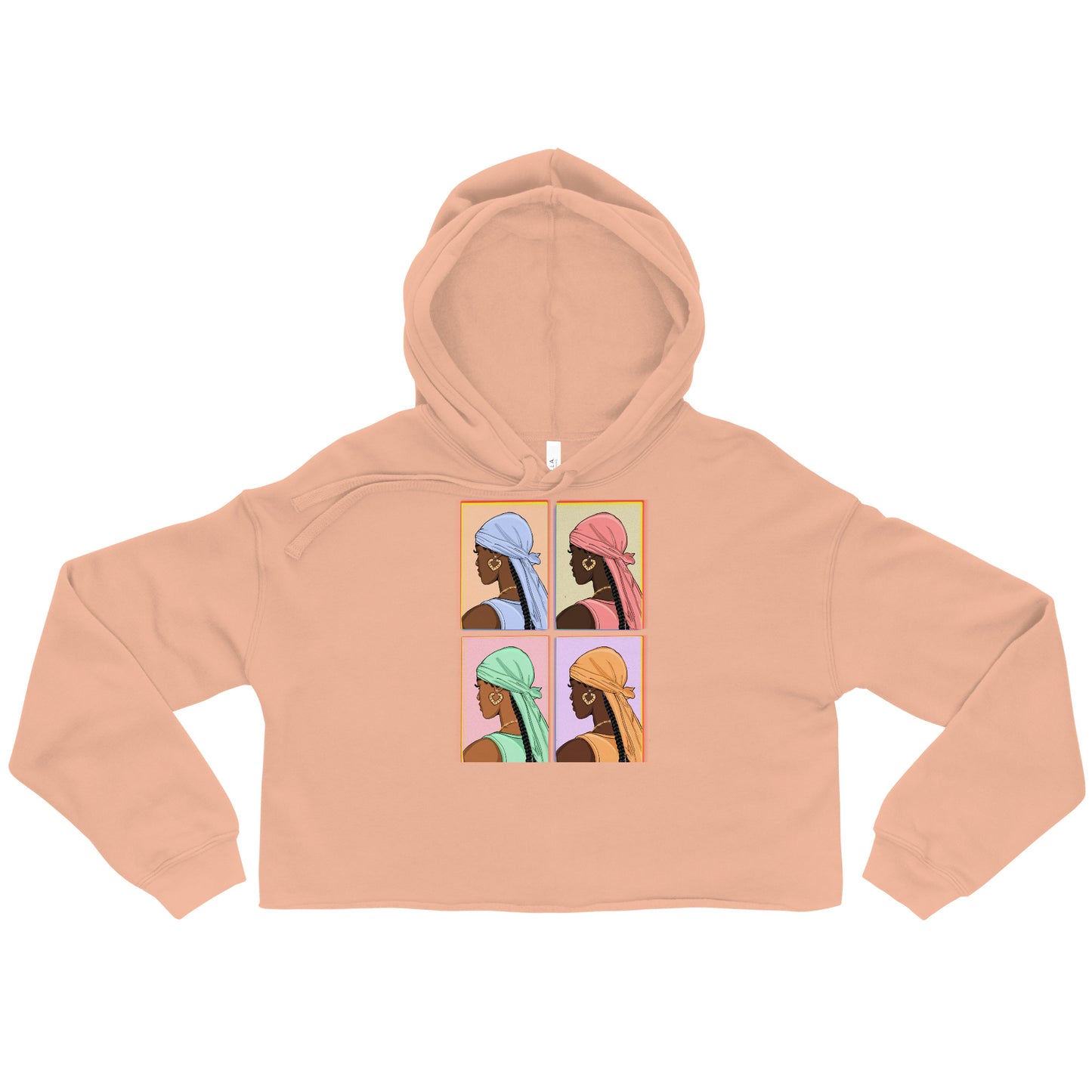 Satin Crop Hoodie