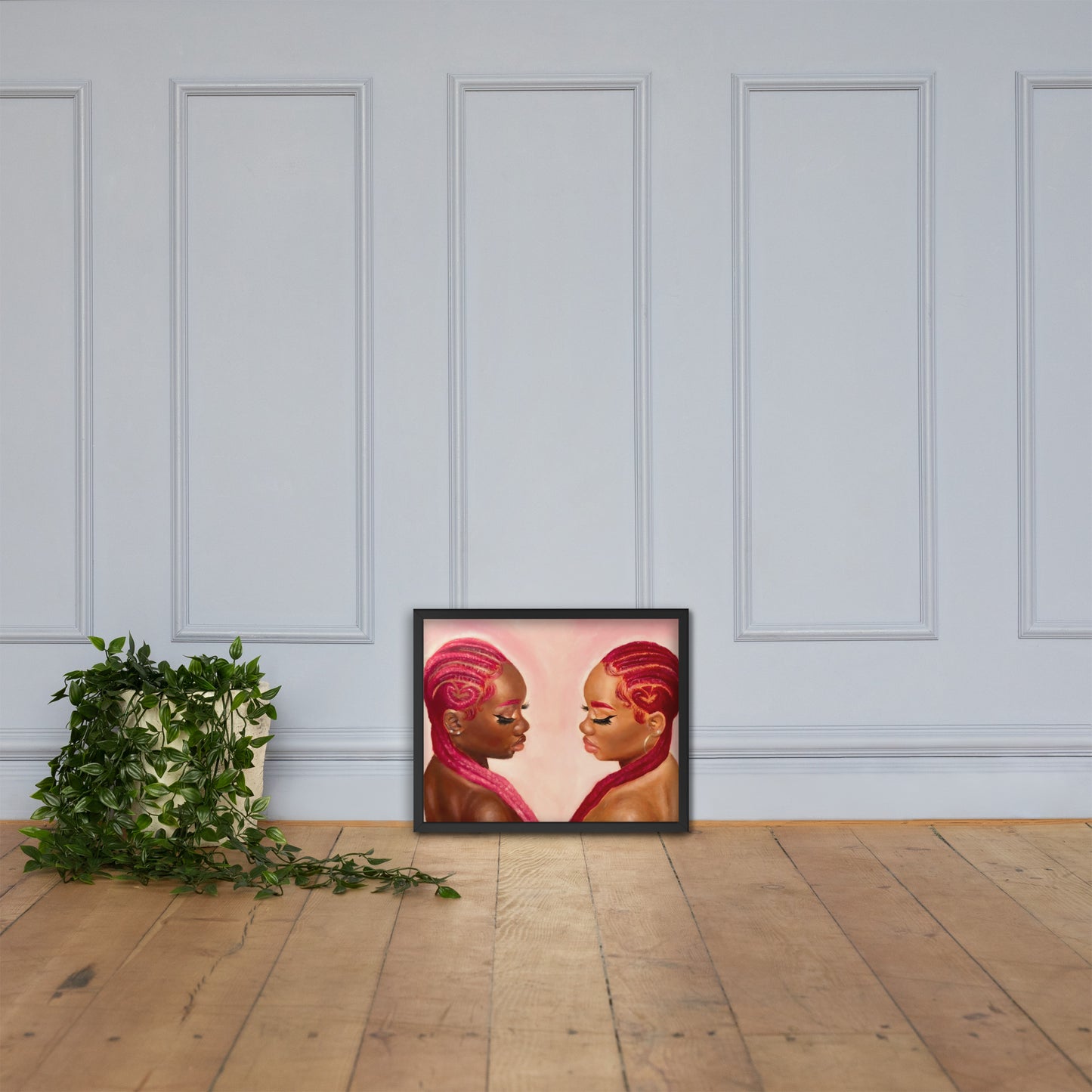 Queen of Hearts Framed poster